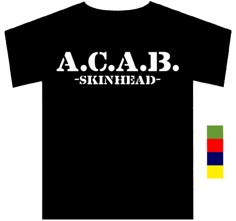 A.C.A.B. Skinhead  TShirt