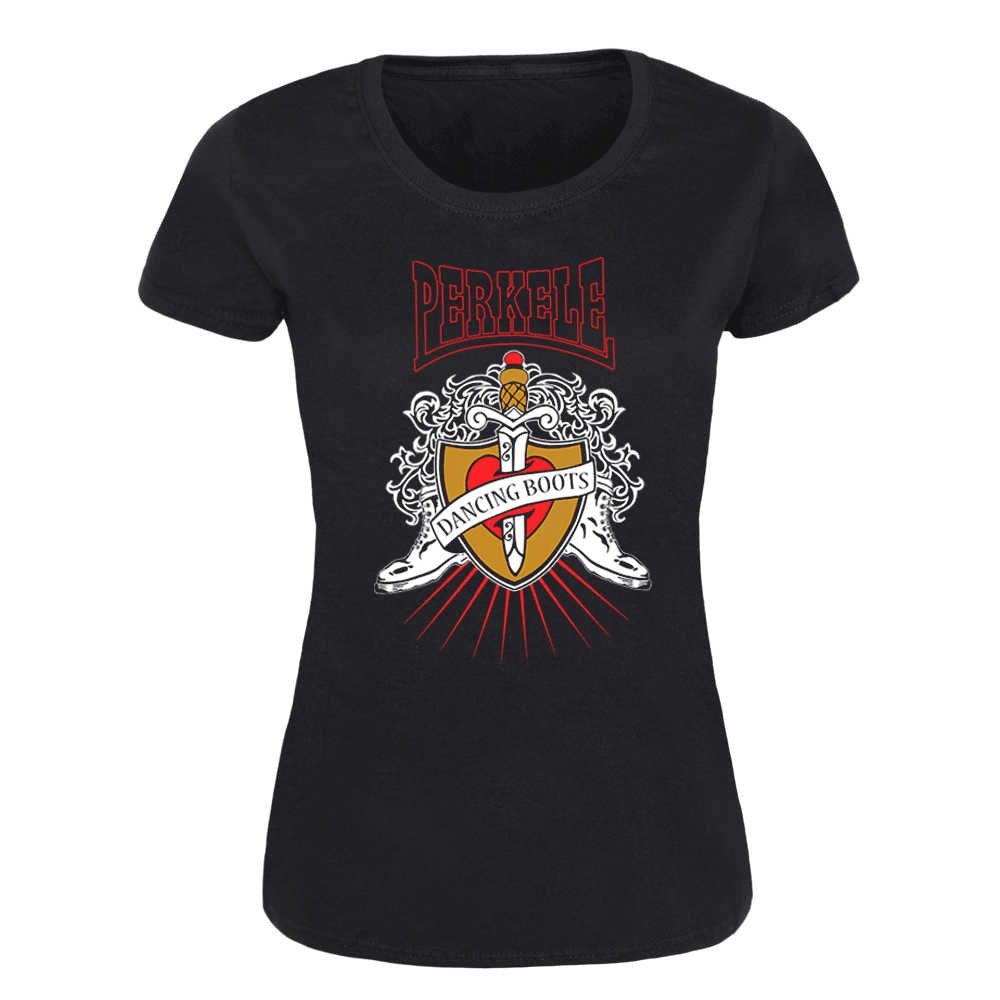 Perkele "Dancing Boots red" Girly Shirt