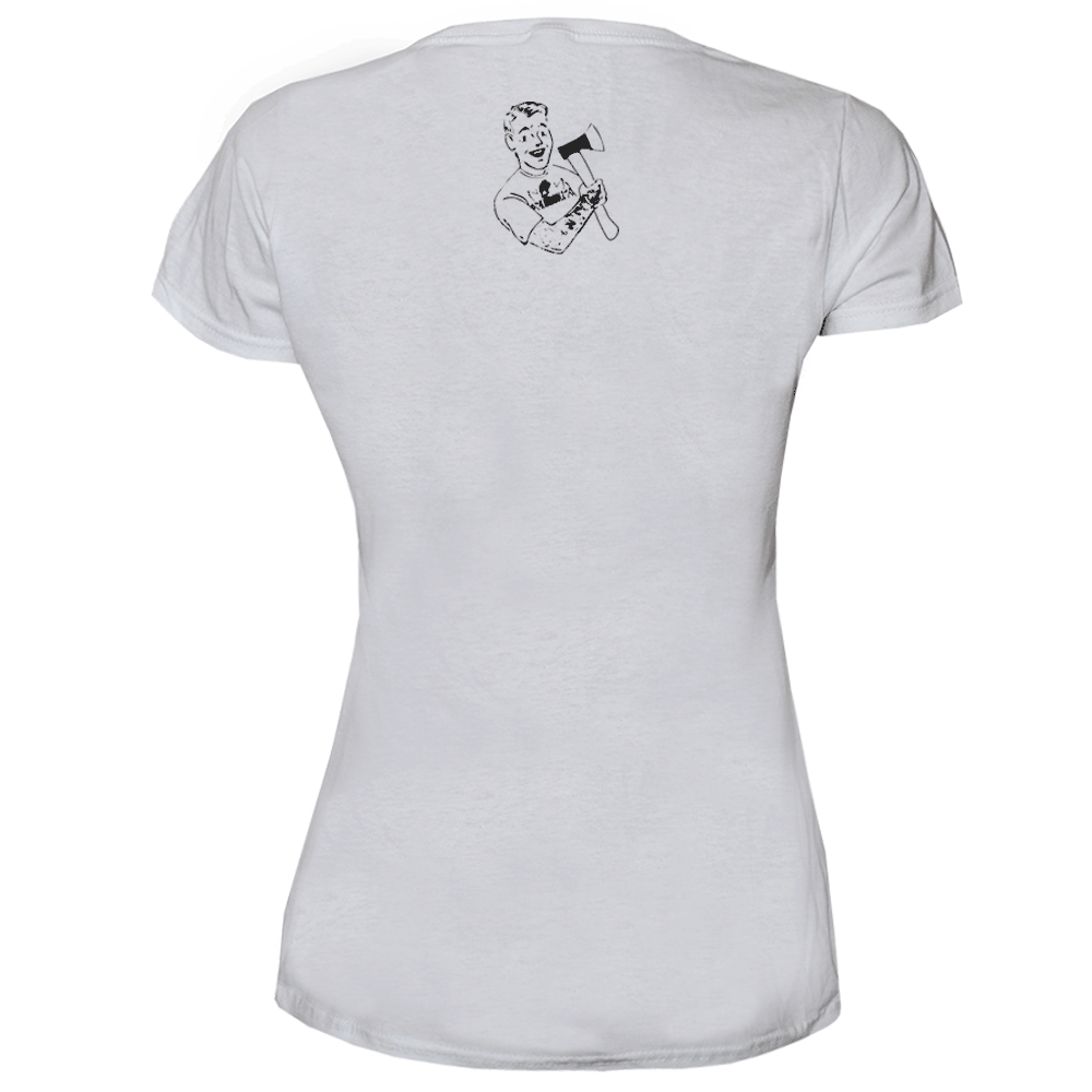 Kärbholz "College" Girly Shirt (white) - Premium  von Spirit of the Streets Mailorder für nur €19.90! Shop now at SPIRIT OF THE STREETS Webshop
