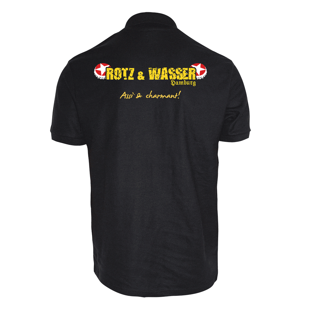 Rotz & Wasser "Assi und Charmant" Polo Shirt - Premium  von Spirit of the Streets für nur €29.90! Shop now at Spirit of the Streets Mailorder