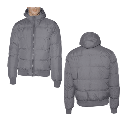 Urban Classics "Bubble Blouson" Jacke/Hooded (grey)