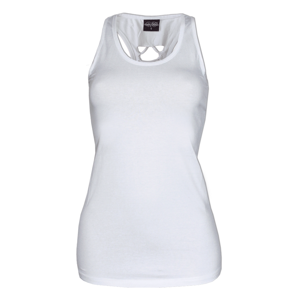 Urban Classics "Cutted" Girly Tank Top (white)