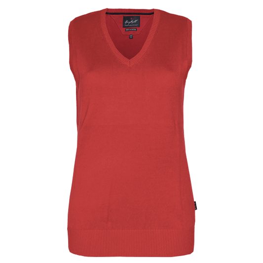Hakro "Premium" Girly V-neck sweater (red)