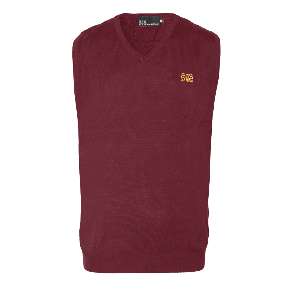 Spirit of the Streets "Classic" sweater vest (burgundy/maroon)