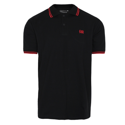 Polo "Logo" Spirit of the Streets (noir / rouge)