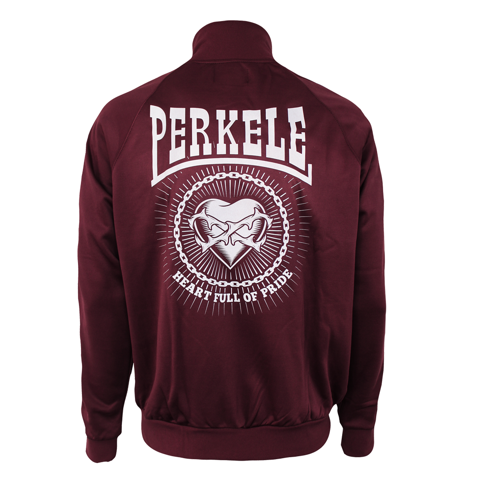 Perkele "Heart full of Pride" Trainingsjacke (burgund)