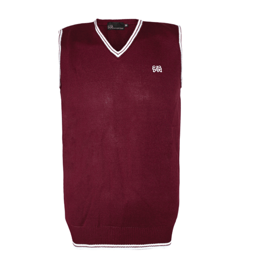 Spirit of the Streets "Premium" Pullunder (burgundy with white stripes)