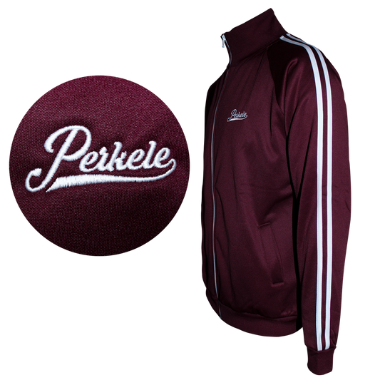 Perkele "Dancing Boots" Trainingsjacke (burgund) - Just €59.90! Shop now at SPIRIT OF THE STREETS Webshop