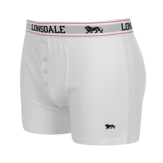 Lonsdale "Logo" Boxershorts (2erPack) (white) - Premium  von Lonsdale für nur €14.90! Shop now at Spirit of the Streets Mailorder