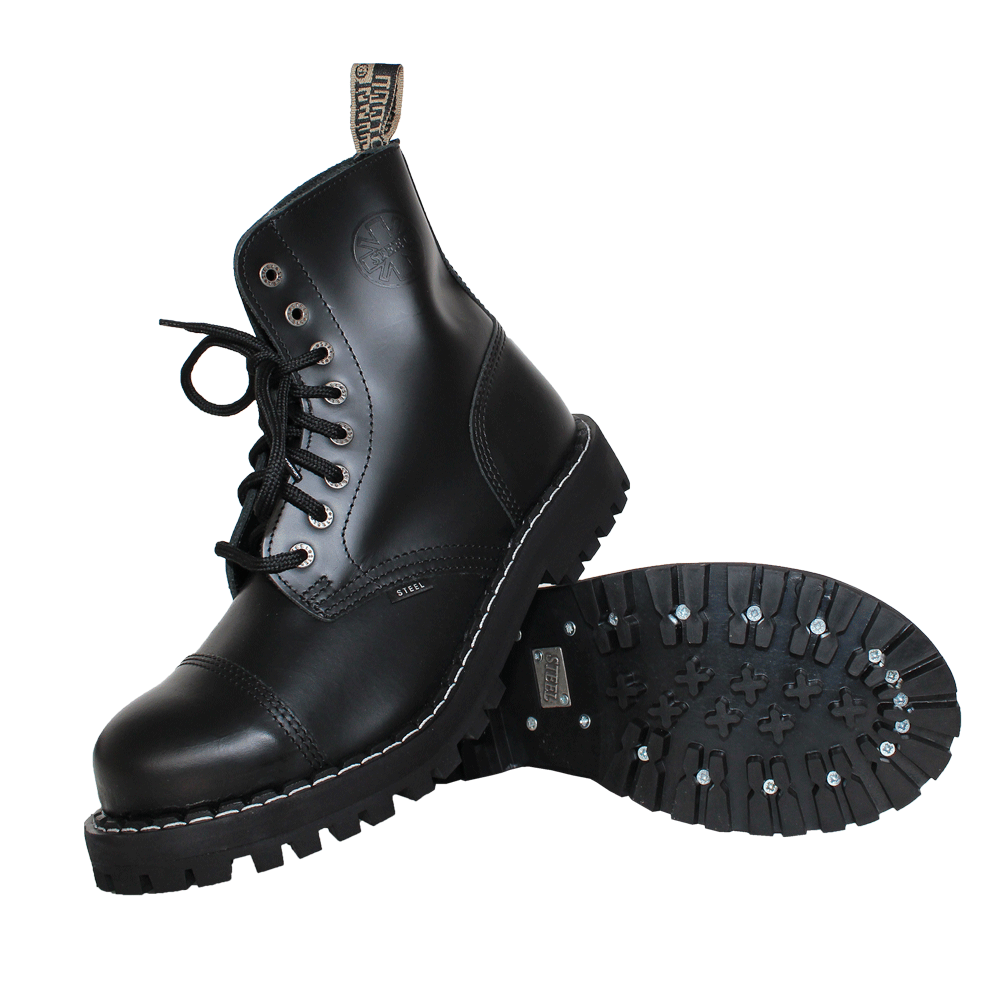 Steel Boots (8Loch) (black)