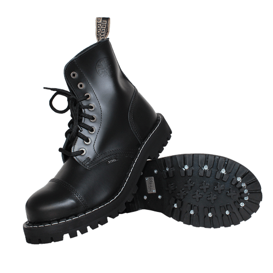 Steel Boots (8 holes) (black)