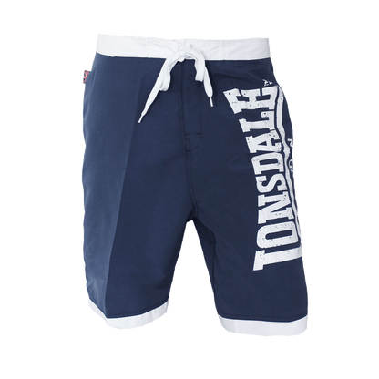 Lonsdale "Clennell" Bade Short (navy/weiss)