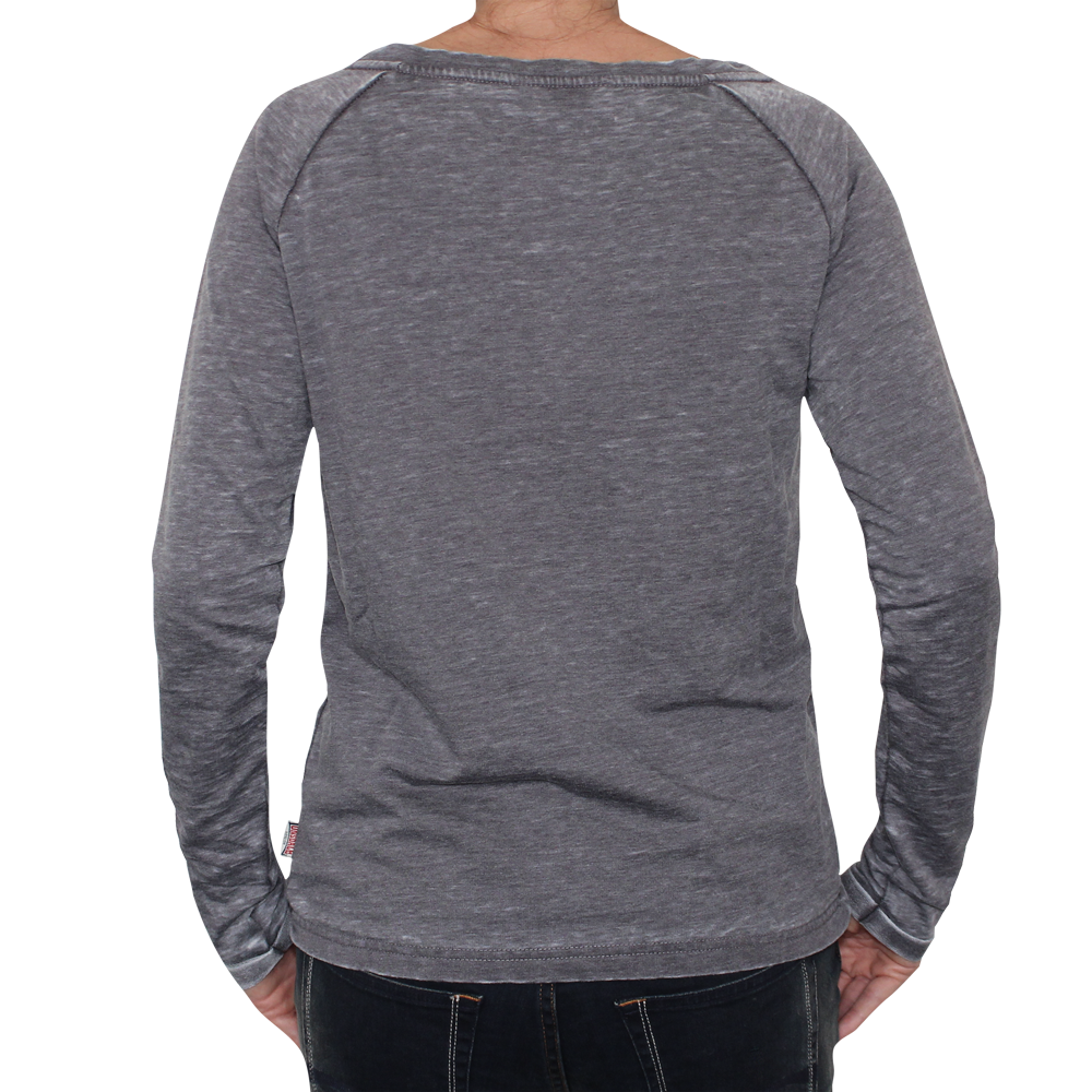 Lonsdale "Leek" Girly Sweatshirt (grau) - Premium  von Lonsdale für nur €9.90! Shop now at Spirit of the Streets Mailorder