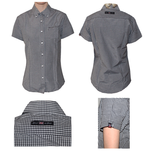 Spirit of the Streets "Brighton" Lady Button Down Hemd (kurz) - Premium  von Spirit of the Streets für nur €19.90! Shop now at Spirit of the Streets Mailorder