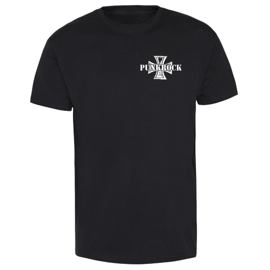 Punkrock "Iron Cross" T-Shirt (schwarz)
