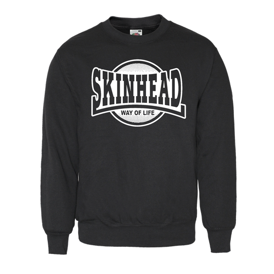 Skinhead "W.O.L." Sweatshirt (white print)