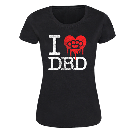 Death Before Dishonor "I heart DBD" Girly Shirt