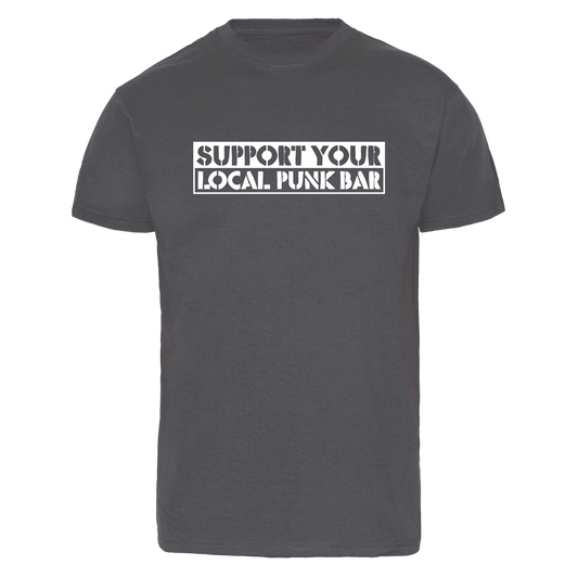 Support your local Punk-Bar - T-Shirt (charcoal)
