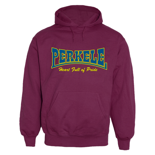 Perkele "Heart full of Pride Logo" Kapu / Hooded (bordeaux) - Premium  von Spirit of the Streets für nur €34.90! Shop now at SPIRIT OF THE STREETS Webshop