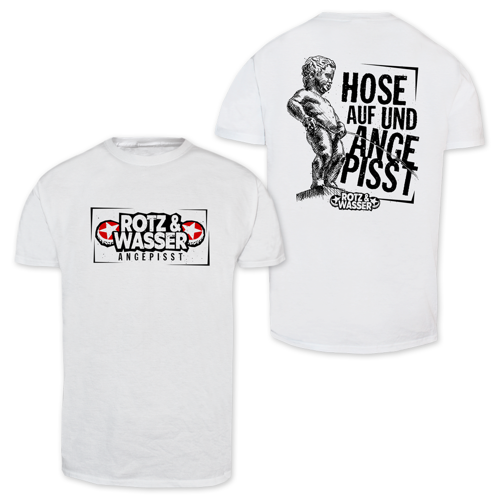 Rotz & Wasser "Angepisst" T-Shirt (white)