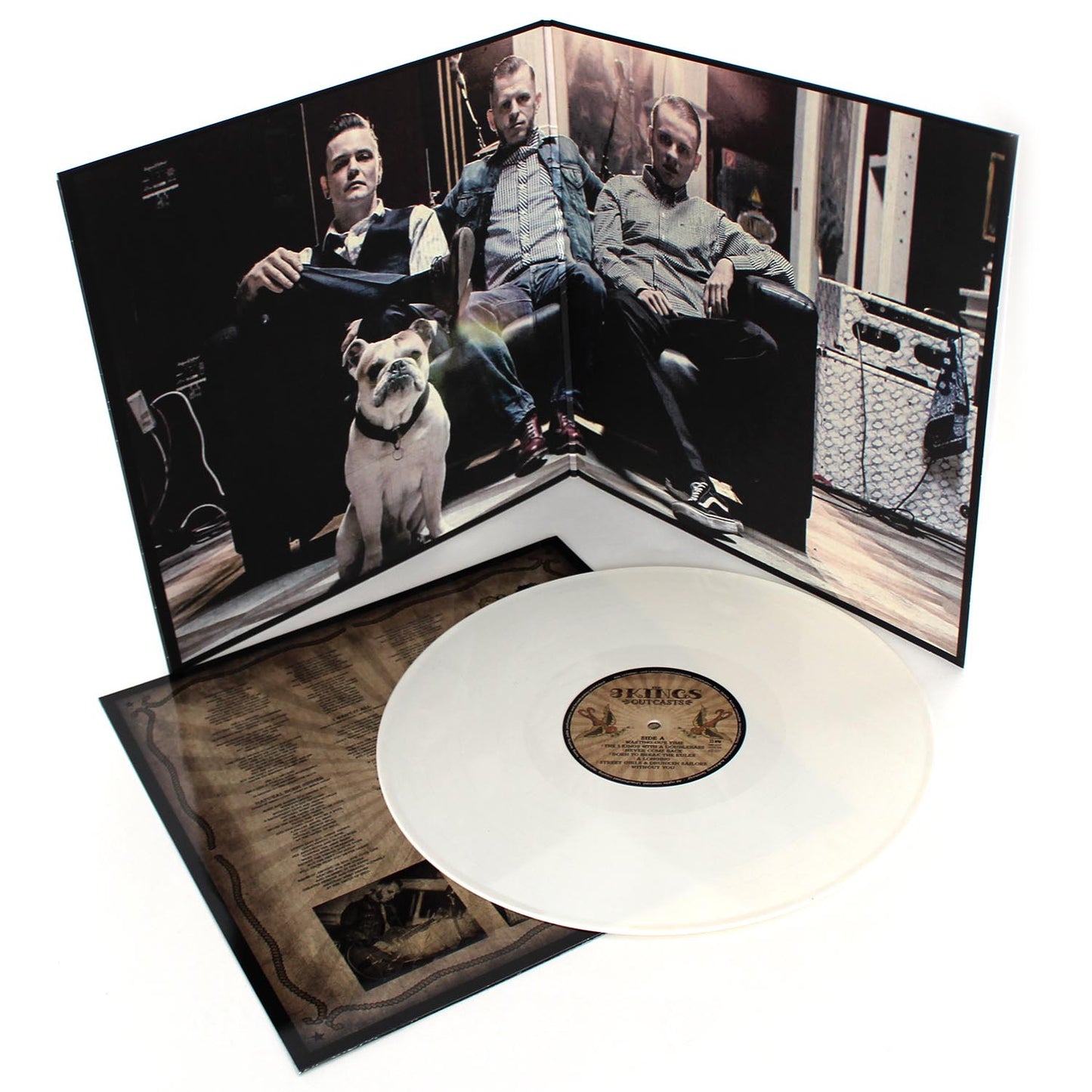 The 3 Kings "Outcasts" LP (colored Vinyl, lim. 250, DL Code) - Premium  von Spirit of the Streets für nur €12.90! Shop now at Spirit of the Streets Mailorder