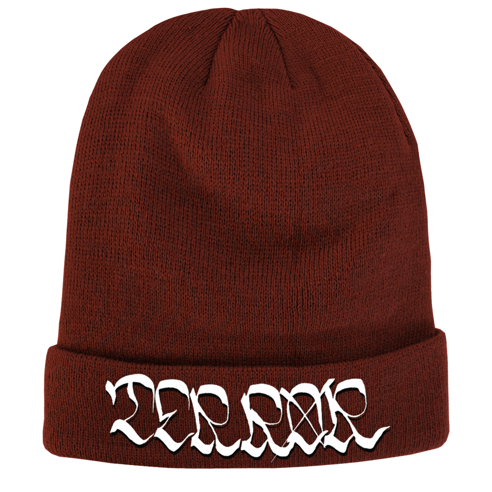 Terror "Logo" Long Beanie (Bordeaux)