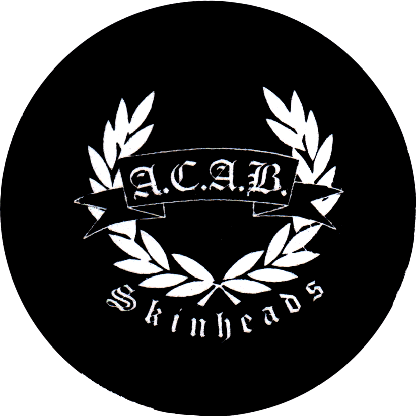 A.C.A.B. Skinhead - Button (2,5 cm) 114