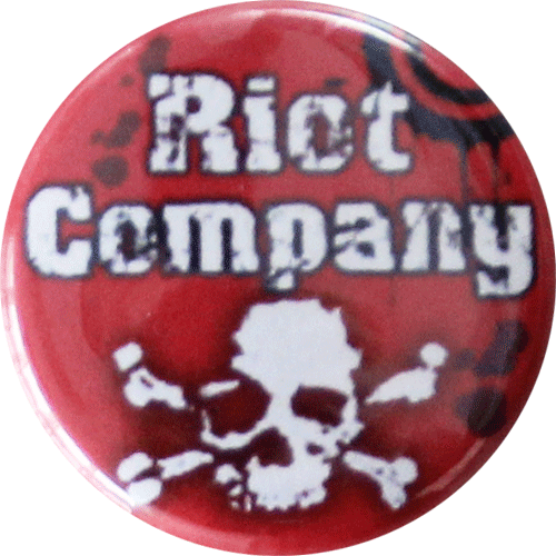 Riot Company rot - Button (2,5 cm) 199 (Neu)