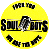 Soul Boys (gelb) - Button (2,5 cm) 300 - Premium  von Spirit of the Streets Mailorder für nur €1! Shop now at Spirit of the Streets Mailorder