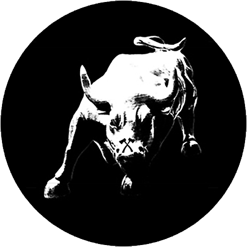 Kärbholz (8) "Stier" Button (2,5 cm) 690