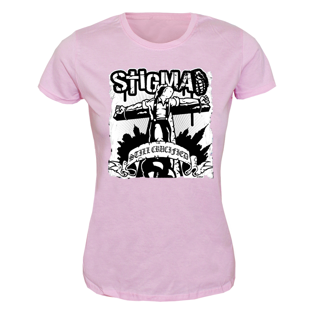 Stigma "Still Crucified" Girly Shirt (pink)