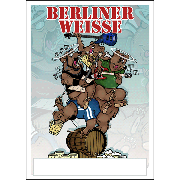 Berliner Weisse "Tour 2013" Poster (gefaltet) - Premium  von Spirit of the Streets Mailorder für nur €2.90! Shop now at Spirit of the Streets Mailorder