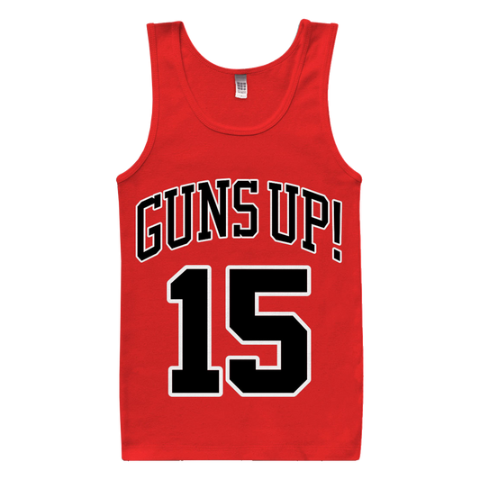 Guns Up! "15" Tank Top (red)