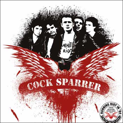 Cock Sparrer "Running Riot in 84" Series 1 DoEP 7" (white cover)