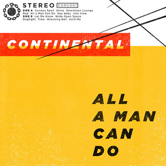 Continental "All a man can do" LP (lim. 400, black)