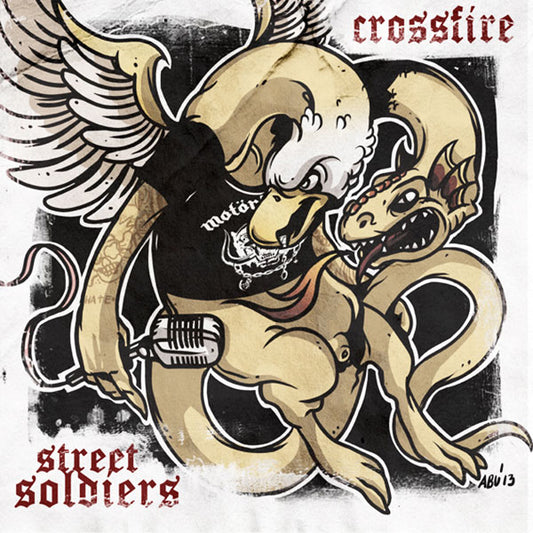 split Crossfire / Street Soldiers "same" EP 7" (lim. 104, red)