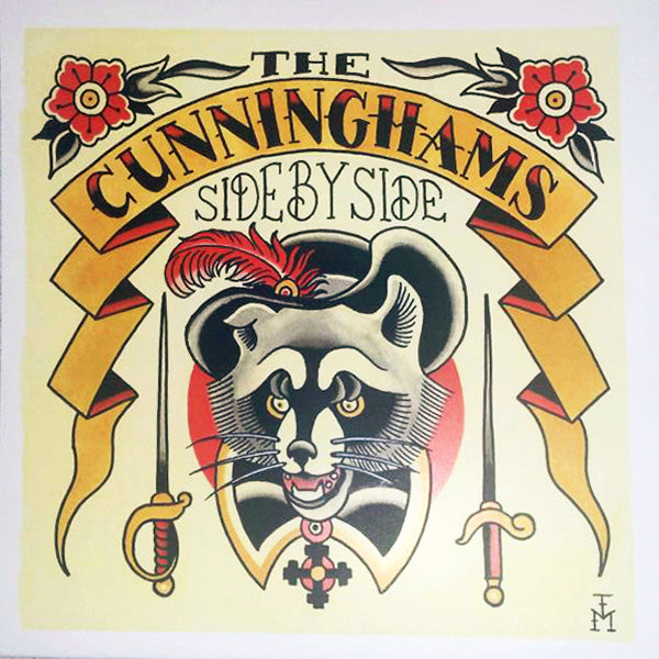 Cunninghams, The "Side by side" EP 7" (lim. 96 red vinyl, cover 3)