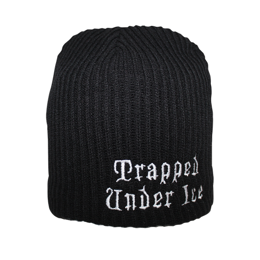 Trapped Under Ice "Logo Block" Wool Hat (black) - Premium  von Rage Wear für nur €6.90! Shop now at Spirit of the Streets Mailorder