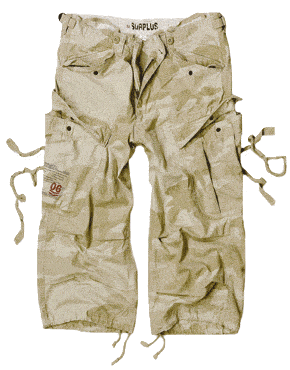 Engineer Vintage 3/4-Pants (gewaschen) - Premium  von Surplus für nur €9.90! Shop now at Spirit of the Streets Mailorder