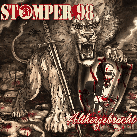 Stomper 98 "Althergebracht" LP (lim. 500, oxblood/black marbled) - Premium  von Contra für nur €19.90! Shop now at Spirit of the Streets Mailorder