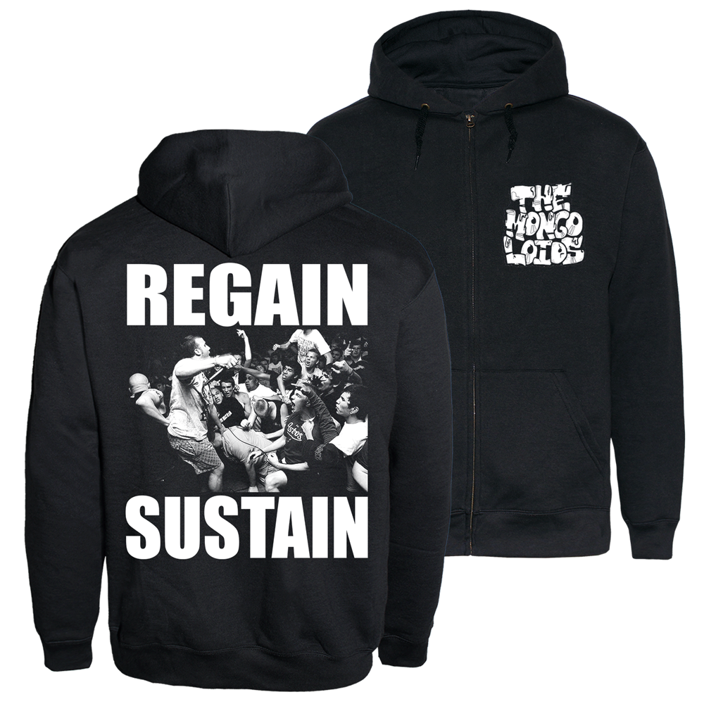 The Mongoloids "Regain Sustain" Zip Hoody (black)
