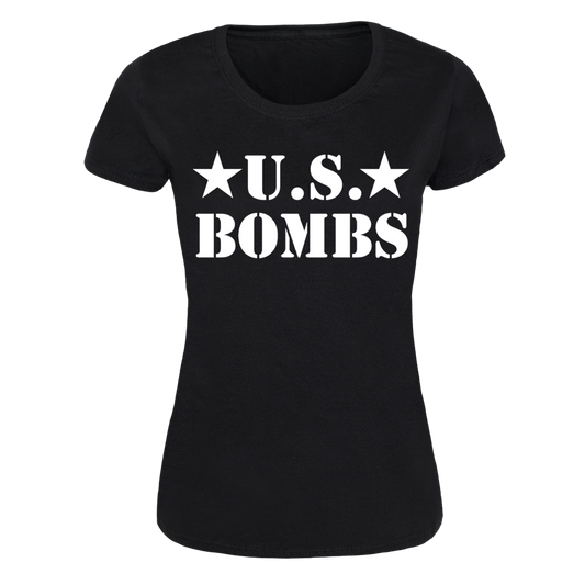 US Bombs "Logo" Girly Shirt (black)
