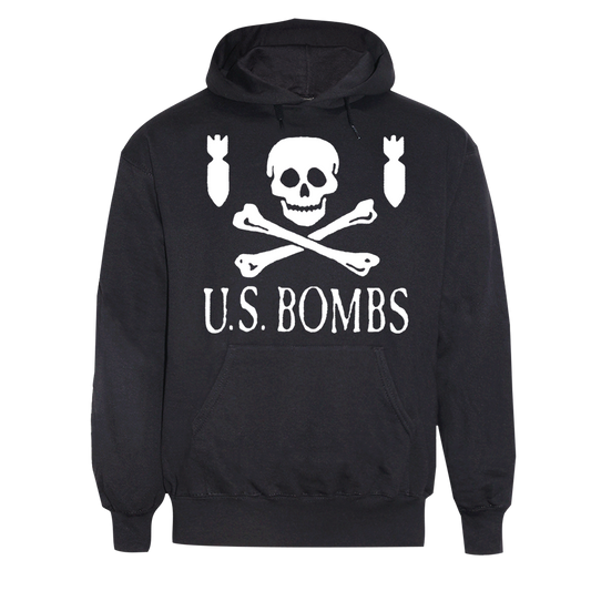 US Bombs "Skull and Bombs" Hoody (black) (M)