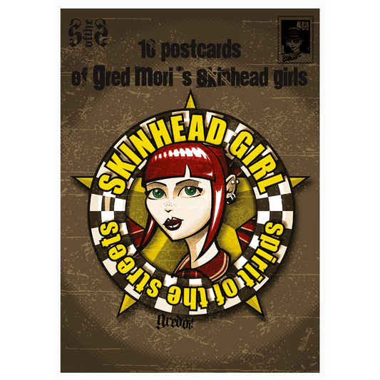 Skinhead Girl "Spirit of the Streets" 10 x Postkarten / Postcards Set
