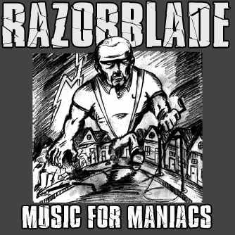 Razorblade "Music for Maniacs" LP (red vinyl, lim. 100, DL code)
