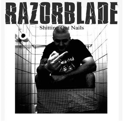 Razorblade "Shitting Out Nails" EP 7" (col.) - Premium  von Step-1 Records für nur €4.90! Shop now at Spirit of the Streets Mailorder