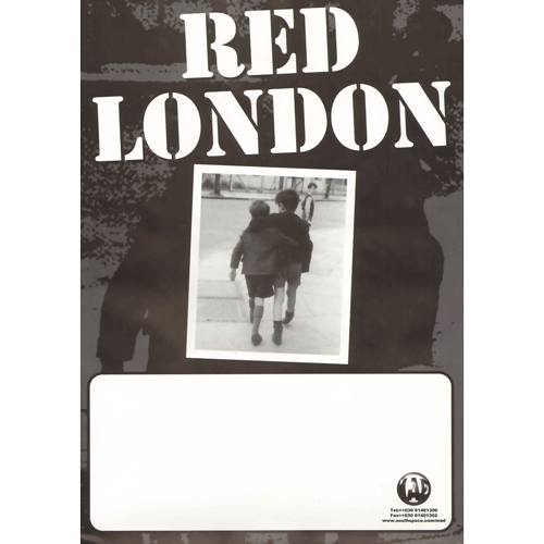 Red London Poster (gefaltet)