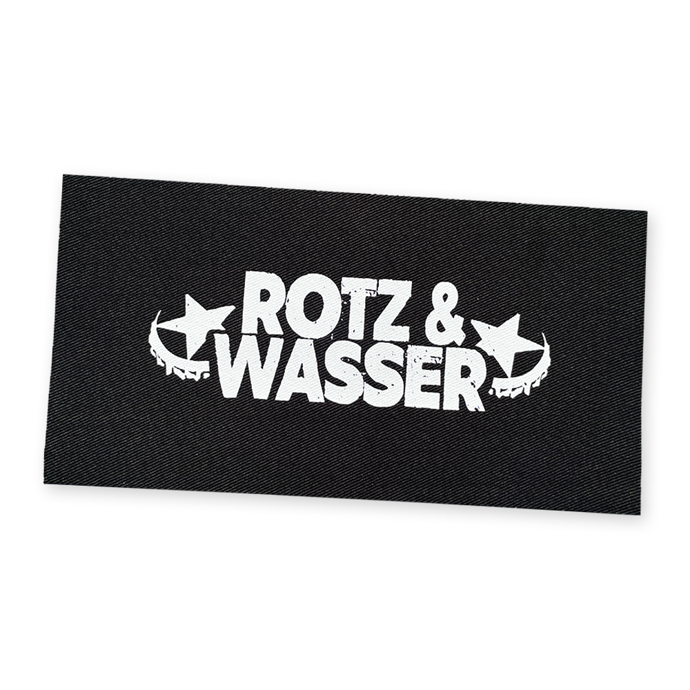 Rotz & Wasser "Logo" Patch / Stoffaufnäher (gedruckt) - Premium  von Spirit of the Streets für nur €1.50! Shop now at SPIRIT OF THE STREETS Webshop