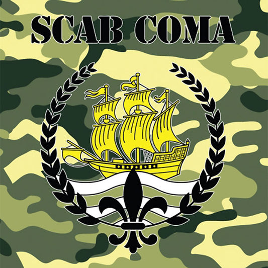 Scab Coma "same" EP 7" (lim. 100, green-splatter)