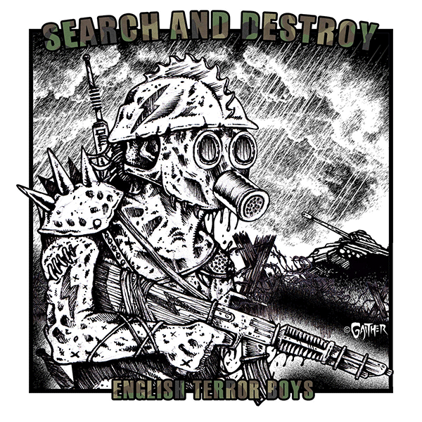 Search And Destroy "English Terror Boys" EP 7" (lim. 366, black)